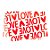 Papel de Seda - 49x69 - Love On Top Vermelho - 10 unidades - Cromus - Rizzo - Imagem 1