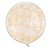 Balão Bubble Transparente com Glitter Dourado - 11" 26cm - 1 unidade - Rizzo - Imagem 1