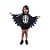 Fantasia Halloween Poncho Esqueleto Infantil - 1 unidade - Cromus - Rizzo - Imagem 1