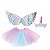 Kit Fantasia Carnaval - Unicórnio Azul e Lilas  - 1 unidade - Cromus  - Rizzo - Imagem 1