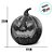 Enfeite de Halloween - Abóbora Magnus com Led - 23x17cm - 1 unidade - Cromus - Rizzo - Imagem 2