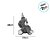 Urso de Pelúcia Marrom Claro com Chapéu - 24cm - 1 unidade - Rizzo - Imagem 2