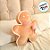 Biscoito de Natal de Pelúcia - 24cm - 1 unidade - Rizzo - Imagem 2