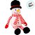 Boneco de Neve de Pelúcia Listrado - 40cm - 1 unidade - Rizzo - Imagem 3