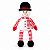 Boneco de Neve de Pelúcia Listrado - 40cm - 1 unidade - Rizzo - Imagem 3