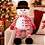 Boneco de Neve de Pelúcia Listrado - 40cm - 1 unidade - Rizzo - Imagem 1