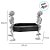 Enfeite Decorativo Halloween - Caveiras Caixão com Som e Movimento -  47x45cm - 1 unidade - Rizzo - Imagem 7