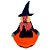 Enfeite Decorativo Halloween - Pestisqueira Abóbora Espantalho com Som e Movimento - 30cm  - 1 unidade - Rizzo - Imagem 2