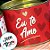 Lata para Doces Rígida - Eu Te Amo Vermelho - 1 unidade - Cromus - Rizzo - Imagem 3