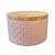 Lata de Metal Redonda Texturizada - Rosa- 13,5x8cm - 1 unidade - Rizzo - Imagem 1