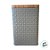 Lata de Metal Quadrada Texturizada - Cinza - 10,5x16cm - 1 unidade - Rizzo - Imagem 3