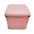 Lata de Metal Quadrada - Rosa - 8,5x8cm - 1 unidade - Rizzo - Imagem 2