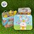 Lata de Metal Retangular com Alça Dupla de Páscoa - Hoppy Easter - 15,3x12,7x10,6cm - 1 unidade - Rizzo - Imagem 6