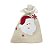 Saco de Natal - Noel Creme, Vermelho, Branco - 14x18cm - 1 unidade - Cromus - Rizzo - Imagem 1