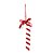Enfeite de Pendurar Candy Cane - Vermelho, Branco - 14cm - 1 unidade - Cromus - Rizzo - Imagem 1