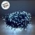 Cordão de LED Pisca Pisca Luz Branca Fria com Fio Verde 1000 Leds com Strobos - 10m Bivolt - 1 unidade - Cromus - Rizzo - Imagem 1