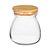 Pote de Vidro Hermético com Tampa de Bambu - 12cm - 650ml - 1 unidade - Rizzo - Imagem 1