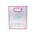 Sacola Transparente PVC com Alça - Rosa - 21x27x11cm - 1 unidade - Rizzo - Imagem 2