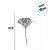 Pick Decorativo - Folhas e Frutinhas Douradas - 18cm - 1 unidade - Cromus - Rizzo - Imagem 2