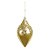 Enfeite de Pendurar - Pendente Dourado - 10cm - 4 unidades - Cromus - Rizzo - Imagem 1