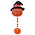 Luminária de Halloween - Abobora chapéu - 33cm - 1 unidade - Rizzo - Imagem 1