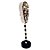 Luminária de Halloween - Caveira Catrina - 32,5cm - 1 unidade - Rizzo - Imagem 3