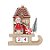 Calendário de Natal em MDF - 15x10cm - 1 unidade - Cromus - Rizzo - Imagem 1