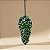 Enfeite de Pendurar - Pinha Verde Glitter - 14x6cm - 1 unidade - Cromus - Rizzo - Imagem 1