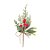 Pick Decorativo de Natal - com Folhas e Frutas Coloridas - 20cm - 1 unidade - Cromus - Rizzo - Imagem 1