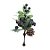 Pick Decorativo - Galhos com Frutas Roxas - 23cm - 1 unidade - Cromus - Rizzo - Imagem 1