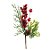 Pick Decorativo de Natal - Frutas Vermelhas - 23cm - 1 unidade - Cromus - Rizzo - Imagem 1