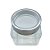 Pote de Vidro Quadrado com Tampa Visor - 10,5x9cm - 1 unidade - Rizzo - Imagem 2