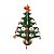 Enfeite de Madeira Árvore de Natal Verde - 31cm - 1 unidade - Rizzo - Imagem 2