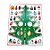 Enfeite de Madeira Árvore de Natal Verde - 31cm - 1 unidade - Rizzo - Imagem 4