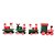 Enfeite de Madeira de Natal Trem - Verde - 20x5cm - 1 unidade - Rizzo - Imagem 2