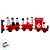 Enfeite de Madeira de Natal Trem - Vermelho - 38,5cm - 1 unidade - Rizzo - Rizzo - Imagem 3