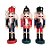 Kit Boneco Soldado Quebra Nozes de Madeira - 13,5cm - Azul, Vermelho e Verde - 3 unidades - Rizzo - Rizzo - Imagem 1