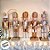 Kit Boneco Soldado Quebra Nozes de Madeira Com Espada - 13cm - Branco e Dourado com Glitter - 5 unidades - Rizzo - Rizzo - Imagem 4