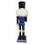 Boneco Soldado Quebra Nozes de Madeira Com Lança - 18,5cm - Azul e Verde - 1 unidade - Rizzo - Rizzo - Imagem 3