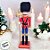 Boneco Soldado Quebra Nozes de Madeira Com Lança - 18,5cm - Azul e Vermelho - 1 unidade - Rizzo - Rizzo - Imagem 4