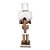 Boneco Soldado Quebra Nozes de Madeira Com Tambor - 18,5cm - Branco e Dourado - 1 unidade - Rizzo - Rizzo - Imagem 3