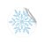 Adesivo "Floco de neve" -Ref 2301 Hot Samping - 30 unidades - Stickr - Rizzo - Imagem 1