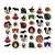 Cortina Decorativa - Halloween Disney 100 Anos - 6 unidades - Cromus - Rizzo - Imagem 1