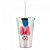Copo de Plástico com Tampa e Canudo Minnie - 450ml - 1 unidade - Rizzo - Imagem 2