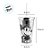 Copo de Plástico com Tampa e Canudo Minnie - 450ml - 1 unidade - Rizzo - Imagem 3