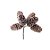 Pick Decorativo - Pinhas - 15cm - 1 unidade - Cromus - Rizzo - Imagem 1