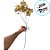 Galho Decorativo - Flores Douradas- 76cm  - 1 unidade - Cromus - Rizzo - Imagem 3