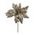 Poinsétia Decorativa - Champagne - 30cm - 1 unidade - Cromus - Rizzo - Imagem 1