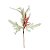 Galho Decorativo - Folhas, Frutas Verde, Vermelho - 67cm - 1 unidade - Cromus - Rizzo - Imagem 1