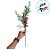 Galho Decorativo - Folhas, Frutas Verde, Vermelho - 67cm - 1 unidade - Cromus - Rizzo - Imagem 3